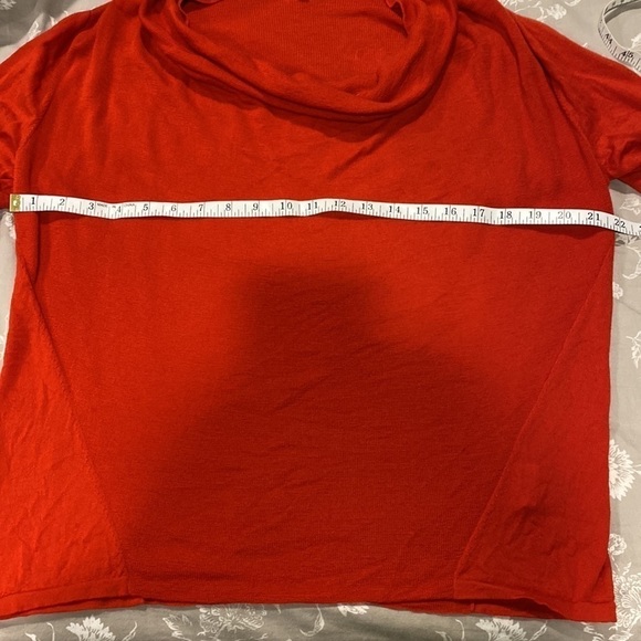 Eileen Fisher Red 100% Merino Wool Sweater - Picture 5 of 16